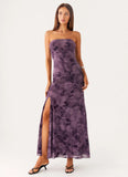 Alexandrite Midi Dress Purple