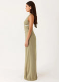 Lorela Maxi Dress Pale Olive