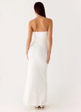 Party After Party Shell Maxi Dress White