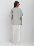 Grey Soleil Embroidered T Shirt