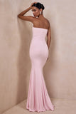 Ceremony Pink Bandeau Maxi Dress