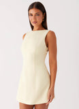 Lulita Mini Dress Buttercream Yellow