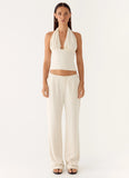 Josephina Halter Top Oat