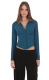 Button Up Shirt in Teal