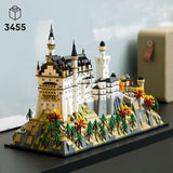 LEGO Architecture Neuschwanstein Castle Building Set Collectible Bavarian Castle Model Kit for Arts Crafts Building Blocks for Adults Ages 18 Gifts for Men and Women 21063