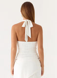 Kyre Beaded Top White