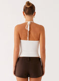 Palm Beach Top Ivory