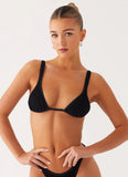 Croatia Bikini Top Black