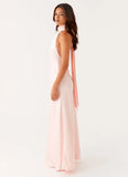 Siani Backless Maxi Dress Pink