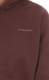 Los Angeles Fleece Hoodie in Brown