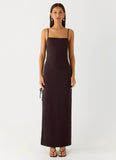Hartwell Maxi Dress Chocolate