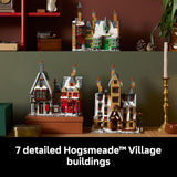 LEGO Harry Potter Hogsmeade Village Collectors Edition Building Set for Adults Ages 18 Craft 7 Iconic Buildings Kit Includes 12 Minifigures Gift Idea for Birthdays and Fans 76457