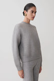 Lulu Oversized Knit Jumper Grey Marle