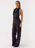 Emilee Cowl Top Black
