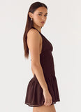 Holden Mini Dress Chocolate