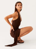 Vedetta Mini Dress Chocolate