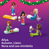 LEGO Friends Advent Calendar 2025 Building Toy Holiday Countdown Set for Girls Boys Ages 6 24 Buildable Surprises 5 Minidolls 5 Pets Kids Gift Idea for Christmas 42668
