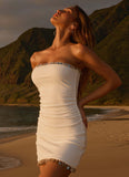 Rhiellie Strapless Mini Dress White