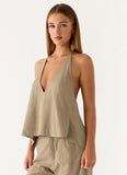 Ingrid Top Sand Brown