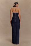 Alma Denim Maxi Skirt Indigo Blue