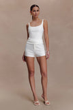 Blanca Stretch Crepe Cami Top White