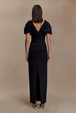 Thelma Bardot Maxi Dress Black