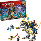 LEGO NINJAGO Rogues Mech Dragon Rider Building Toy Dragons Rising Play Set 4 Ninja Toy Minifigures for Boys Girls Ages 8 2 Ways to Build Play Gift Idea for Birthdays 71843