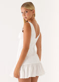 Gretel Mini Dress White