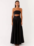 Lumen Maxi Dress Black
