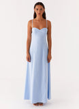 Clear As Day Maxi Dress Blue