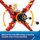 LEGO Sonic the Hedgehog Tails Tornado 1 77119 Building Toy for Boys Girls Ages 8 Airplane Toy for Pretend Play W Tails Minifigure 310 pieces Gift for Birthdays