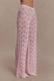 Glinda Crochet Pants Baby Pink