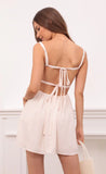 Fit and Flare Dress in Cream