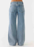 Aesha Low Rise Denim Jeans Light Denim