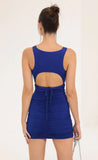 Cutout Dress in Blue