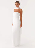 Libra Maxi Dress White
