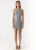 Everly Mini Dress Grey