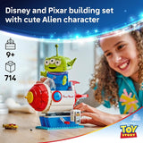 LEGO Disney and Pixar Toy Story Alien with Pizza Planet Rocket Ride Building Toy for Girls Boys Ages 9 Disney Gift Idea Kids Bedroom Decor 43307