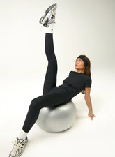 Black High Waisted Soft Touch Legging