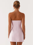 Patsie Strapless Mini Dress Pink