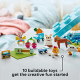 LEGO Classic Vibrant Creative Brick Box Building Blocks Sensory Learning Toys for Boys Girls Ages 4 Years Pretend Play Preschool Toys Gift for Birthdays 11038