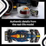 LEGO Speed Champions Oracle Red Bull Racing RB20 F1 Race Car Model Kits Building Set for Adults Ages 18 with Realistic Features Red Bull F1 DIY Crafts for Display Gift Idea for Fans 77243