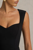 Everlee Black Sweetheart Neck Jumpsuit