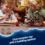 LEGO DREAMZzz Nightmare Scorpion Digger Building Toy for Boys Girls Pretend Play Set for Kids Ages 7 with 2 Build Options 3 Minifigures Treasure Creature Gift Idea for Birthdays 71513