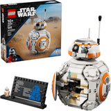 LEGO Star Wars BB 8 Astromech Droid Building Toy for Boys Girls Play Display Building Kit W Spinning Head Action Burner Arm for Kids Fans Ages 10 Gift Idea for Birthdays 75452