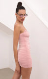 Draped Dress in Pink