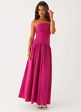 Carmel Maxi Dress Fuchsia
