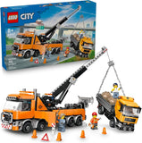 LEGO City Heavy Duty Recovery Tow Truck with Crane Building Toy Dump Tow Truck Toys for Boys Girls Ages 8 Pretend Play Set for Kids Gift Idea for Birthdays Holidays 60467