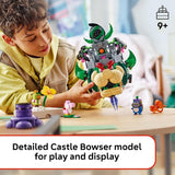 LEGO Super Mario Prince Florian Castle Bowser Building Toy Pretend Play Set for Boys Girls Ages 9 Building Blocks for Kids W Digital Action 4 Toy Figures Gift Idea for Birthdays 72042