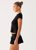Landon Mini Skort Black